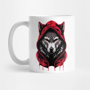 Red Hooded Wolf Mug